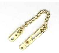 Door Chain Lock,Internal Door Lock,Anti-Theft Door Chain, 1pc Red Security Door Chains Hardened Welded for Security Guard for Home with Slide Bolt + Screws(Golden)