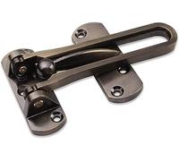 Door Chain Lock,Latch Safety Limiter,Bolt Gate Latches,Insurance Anti-Theft Door Safety Chain Household Door Bolt Hotel Room Solid Thick Anti-Theft Buckle (Size : Bronze-ONE Size) (Size : Bronze ONE