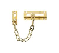 Door Chain Lock Lock Chain DIY 1 Set Security Bolt with Screws Steel Door Safety Guard Sliding Hardware for Home, Hotel(Gold)