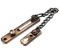 Door Chain Restrictor Lock, Stainless Steel Door Chain Bolt Latch Multicolor(Red)