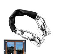 Door Chain Stopper Security Protector, Heavy-Duty 304 Stainless Steel Anti-Theft Chain Limiter for Commercial and Hotel Room Doors, Weatherproof and Reliable
