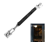 Door Chain Stopper Security Protector, Heavy-Duty 304 Stainless Steel Anti-Theft Chain Limiter for Commercial and Hotel Room Doors, Weatherproof and Reliable