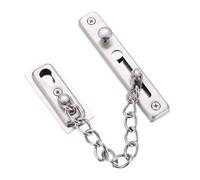 Door Chains for Front Door Door Chain Latch Bolt Stainless Steel Security Guard Spring Anti Theft Hotel Room Heavy Duty Hardware Accessories(Sliver)