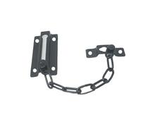 Door Chains for Front Door Stainless Steel Door Safety Catch Chain Security Bolt Locks Cabinet Guard Latch Front Home Tools Iron Hanging(Black)