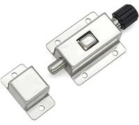 Door Chains, Security Surface Bolt Solid Stainless Steel Slide Door for Home Bedrooms Gate Windows Fences