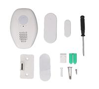Door Chime, 30m Range Anti Burglary Window and Door Alarm Wireless Doorbell Loud 80dB Ring Chime with Screwdriver for Home, Office and Store Security
