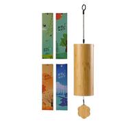 Door Chime - Shopkeepers Bell | 8-Tone Wooden Wind Chimes Door | Handmade Musical Sound Bell, Decorative Business Entrance Chime, Patio, Fence, Deck, Bedroom, Playhouse, Home
