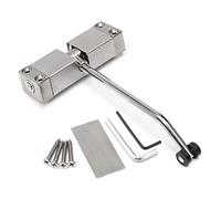 Door Closer Adjustable Security Locks Door Closer Closing Home Spring Automatic Simple Surface Mounted Stainless Steel