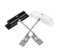 Door Closer Automatic Door Closer, 2pcs Aluminum Alloy Closers 2 Pcs Cooling Gate Over Jam Adjustable Spring Tool