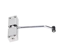 Door Closer, Automatic Spring Door Closer, Casted Aluminum Door Closer, Mute Door Closing Hardware with Thickened Arm Rod Self Closing Door Hinges Door Slam Preventer for Wooden