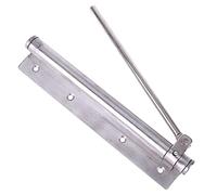 Door Closer, Durable Single Spring Strength Adjustable Stainless Steel Automatic Closing for Home Bedroom Wooden/Metal Closers