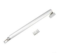 Door Closer Heavy Duty Pneumatic System for Fire Screen Storm Doors Smooth Silent Closing Adjustable Tension 15-30kg Capacity Silver(Style B)
