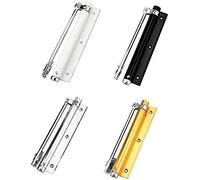Door Closer, Home Automatic Self Closing HingeSingle Spring Adjustable Silent Geel(Bianco)