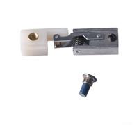 Door Closer Nylon Hook for Concealed Hydraulic Units - Rust Resistant Zinc Alloy & Plastic Fit 23mm Internal Residential Commercial Doors Silver White 11x3.5x3cm(1 Set)