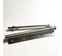 Door Closer Single Spring Strength Adjustable Surface Mounted Stainless Steel Automatic Closing Fire Rated Door Hardware 1Pcs