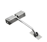 Door Closer Stainless Steel Automatic Spring Door Closer Door Closing Device Can Adjust The Door Closing Device Furniture Door Hardware Door Closers(Silver)