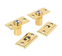 Door Copper Bead, Adjustable Brass Positioning Bead for KTV Invisible Doors, 54x37mm Spring Loaded Stopper 2 Pack