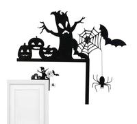 Door Corner Decor Gothic Halloween Castle Ghost Metal Right Angle