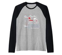 Door County Skyline Sailboat Wisconsin Vintage Retro Travel Raglan Baseball Tee