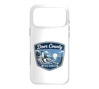 Door County Wisconsin Lighthouse Scenic Coastal Sunset Case for iPhone 17 Pro Max