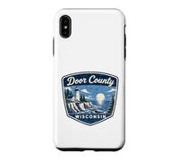 Door County Wisconsin Lighthouse Scenic Coastal Sunset Case for iPhone XS Max
