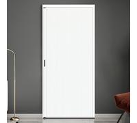 Door Curtain Folding Door, Accordion Folding Door White Magnetic Closure Blackout Multiple Sizes(54x80in(137.2x203.2cm))