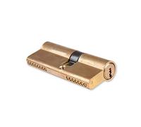 Door Cylinder Biased Lock Brass Lengthened Core Anti-Theft Household AB(85mm32.5 52.5)