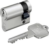 Door Cylinder/Lock Cylinder Simultaneous Locking Set for Home and Apartment | Freely Combinable | Many Lengths Available | BASI | V50 Series | Half Cylinder A:10 mm W:30 mm