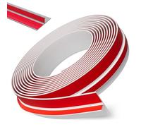 Door Draft Excluder Strip, 50mm x 6m Clear T-Shaped Silicone Plinth Sealing Strip Weather Stripping Self Adhesive Draught Excluder Tape