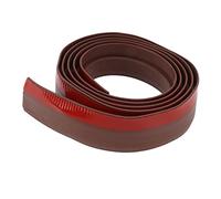 Door Draft Stopper, Weather Stripping Door Seal Door Seal Strip Bottom Self Adhesive Windproof Noise Insulation Under Door Noise Stopper for Home Office 6.6ft (Brown)