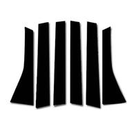 Door edge guards, for Jazz 5 Door Hatchback 2008-2013, Stickers Posts Trim Cover Anti-Scratch Decorative Decals Post Moldings,A/Glossy Blacck(A/Glossy Blacck)