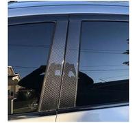 Door Edge Guards, for Nissan Micra K13 March 2011-2015, Stickers Posts Trim Cover Anti-Scratch Decorative Decals Post Moldings,A/Glossy Blacck(B/Carbon Fiber Look)