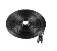 Door Edge Guards Stripping Strip 10m of Van Conversion Window Black | Knock On Trim 2-4mm Edging PVC Rubber Trim UK