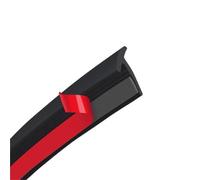 Door Edge Guards Stripping Strip 2/5/10m Car Rubber Seal Strip | For Mudguard Flare Arch Small Slanted T-Type Seal Edge Gap Strip Weather Stripping(2m)