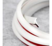 Door Edge Guards Stripping Strip Universal Car Rubber Seal Strip | Slanted T-type Auto Sealing Strip Weatherstrip Edge Trim Front Bumper Lip Weather Stripping(2 Meter white 8mm)