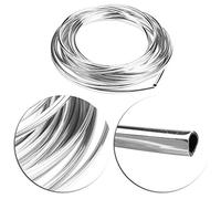 Door Edge Moulding Trim Strip Anti-Scratch 6M 19.7 FT U-Shape Seal Trim Guard Protector Cover Mold for Car SUV Vehicles(Silver)