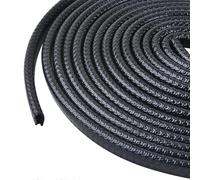 Door Edge Protector, U Shape Car Edge Trim Rubber Seal - 5M, Fit Most Cars Such as Sedans, Trucks, SUV, ATV, Boats (Black)