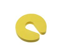 Door Finger Guards Baby Proofing Doors Made Easy with Soft, Prevents Finger Pinch Injuries, Slamming Doors, and Child or Pet from Getting Locked in Room Yellow 1PCS