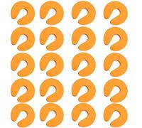 Door Finger Guards Baby Proofing Doors Made Easy with Soft, Prevents Finger Pinch Injuries, Slamming Doors, and Child or Pet from Getting Locked in Room Orange 20PCS