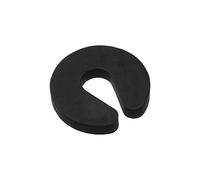 Door Finger Guards Baby Proofing Doors Made Easy with Soft, Prevents Finger Pinch Injuries, Slamming Doors, and Child or Pet from Getting Locked in Room Black 1PCS