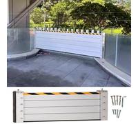 Door Flood Barrier Reusable Flood Protection Barrier Water Multifunctional Flood Protection Barriers Reused in Heavy Rain Suitable for Garage Basement Front Door Driveway,A,230 * 80cm