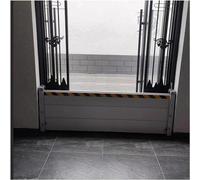 Door Flood Barrier Shield Yard House Front Door Flood Barrier Shield, Garage Door Flood Protection Barriers Removable, Custom Aluminum Temporary Threshold Water, 5ft 6ft 7ft 8ft 9ft 10ft 11f