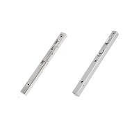 Door Flush Bolt Latch Lock Concealed Door 6/8/10in Home Security Gate Door Bolt Latch Lock Silver Stainless Steel Flush Embedded Sliding Easy Install for Bedroom, Bathroom(10 inch)