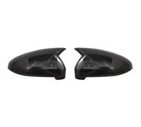 Door For Wing Mirror Cover Compatible With For A4 For A5 For B9 2017 2018 2019 2020 2021 2022 2023 Car Black Side For Wing Mirror Caps Replace Covers Parts(Carbon fiber pattern)