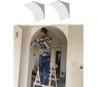 Door Frame Arch Kit, Half Circle Doorway Molding, Universal Fit, Paintable Design for Apartment Rooms