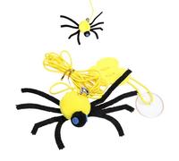 Door Frame Cat Toy - Hangable Elastic String for Spider Game, Interactive Pussy Toys with Puppies, Kittens & Mini Pets, Fun Dolls for Small, Medium, and Large Breeds Animals, 4.72x3.15x1.18 Inches