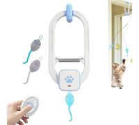 Door Frame Cat Toy - Self Moving Plaything, Suspended Feline Lure, Home Entertainment Tool, Flexible Bounce Mechanism, Compact Training Equipment | Supports Mental Fitness For Cats Owners Rooms