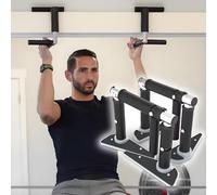 Door Frame Cross Grips Pull Up Bar Horizontal Folding Home Gym Travel Workout