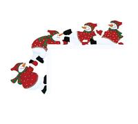 Door Frame Decorations, Double-Sided Wooden Build, 1 Piece, Window Corner Props, Christmas Door Topper, Adjustable Spacing Advantage, for Living Room and Bedroom