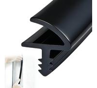 Door Frame Seal Strips, Interior Door Seals, Soundproof and Impact-Resistant Seal Strips, Suitable for 3.3mm Grooves and 11mm Joints. (10m Black)